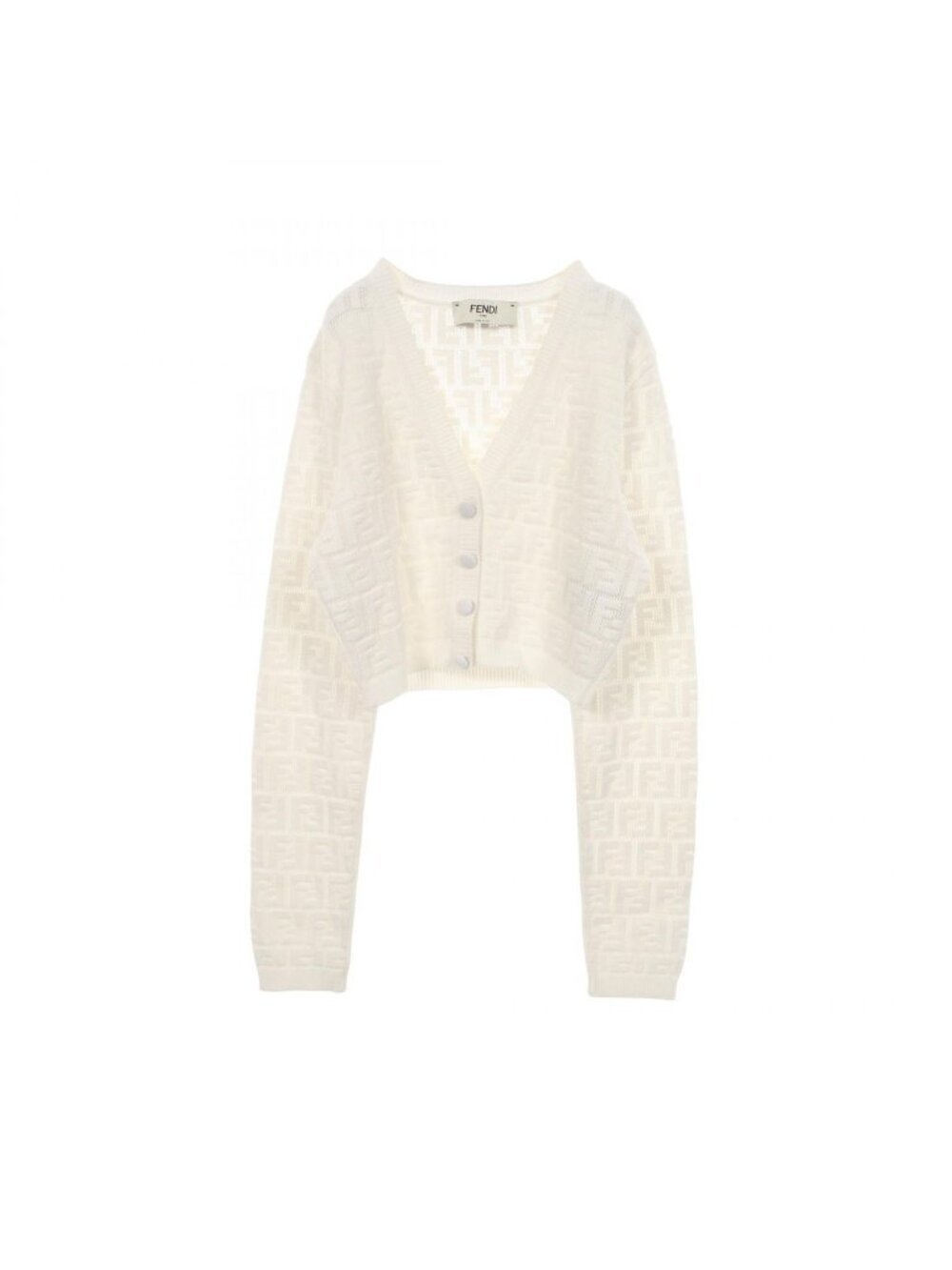 Fendi Cardigan Zucca Sheath Rayon